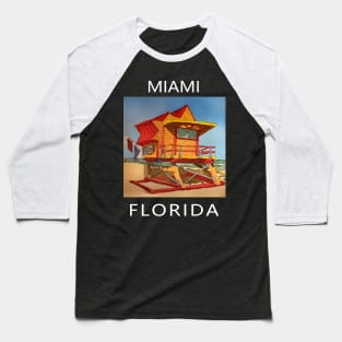 Miami Florida - Welshdesigns Baseball T-Shirt